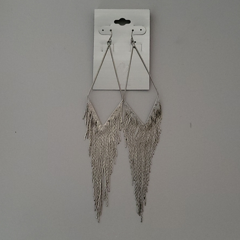 Silver Dangle Earings